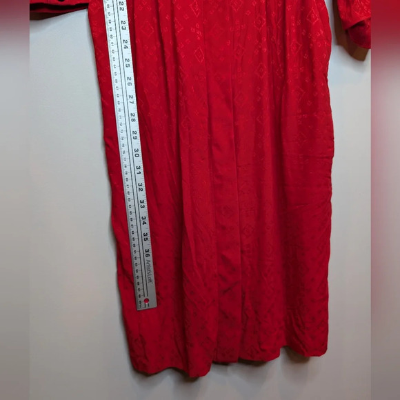 Liz Claiborne Red Midi Dress - Picture 8 of 8